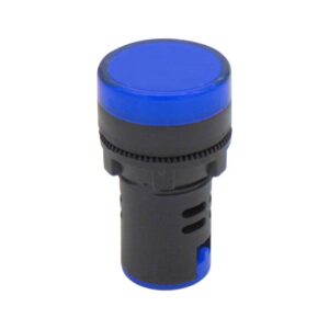 ΛΥΧΝΙΑ ΕΝΔΕΙΚΤΙΚΗ LED Φ22 230VAC ΜΠΛΕ ΜΕ ΒΙΔΕΣ AD22-22DS KND