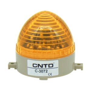 ΦΑΡΟΣ LED STROBE 230VAC 85X75mm ΚΙΤΡΙΝΟΣ C-3072 CNTD