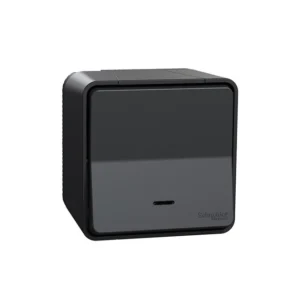 Mureva Styl Διακόπτης A/R με LED Ανθρακί