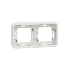 Mureva Styl Πλαίσιο 2 Θέσεων Οριζόντιο Λευκό