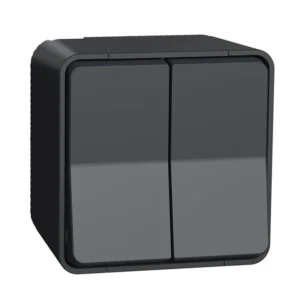 Mureva Styl Διακόπτης Διπλός A/R Ανθρακί