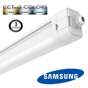 Tri-Proof Light Led samsung chip selectable driver  40W-20W CCT 120cm