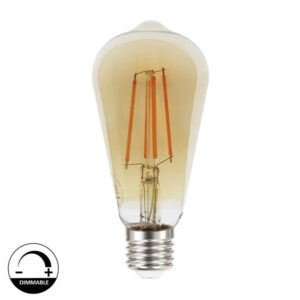 E27 ST64 Filament Led 8W 1800K Dimmable