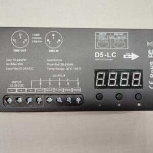 Controller Led DMX512 RGB +CCT 5 channels
