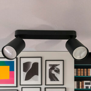 Φωτιστικό Οροφής for two GU10 Lamp Black