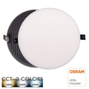 Οροφής Led Χωνευτό Frameless Osram chip 24W CCT