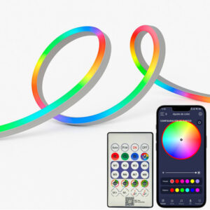 Neon Flex Led RGB Magic Smart – Remote Control + Bluetooth App (Pack 5m)
