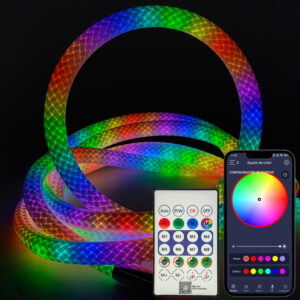 Neon Flex Led RGB Magic Smart 360º – Remote Control + Bluetooth App (Pack 5m)