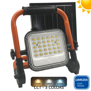 Προβολέας Led solar & Portable 50W CCT