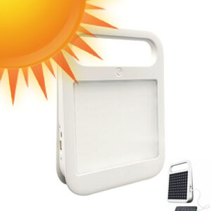 Προβολέας Led Portable Solar 6000K Με Panel 4W – Battery 3.6Ah