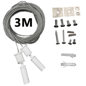 Pendant Kit Ανάρτησης Ράγας Led 1 κυκλώματος 3m White