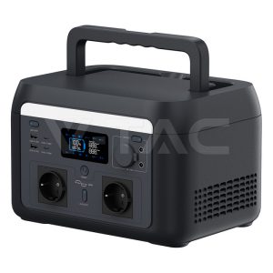 V-tac 600W / 512Wh Φορητός Ηλεκτρικός Σταθμός LiFePO4 Μπαταρία & Wi-Fi