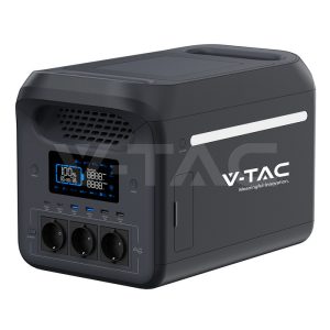 V-tac 1800W / 1229Wh Φορητός Ηλεκτρικός Σταθμός LiFePO4 Μπαταρία & Wi-Fi