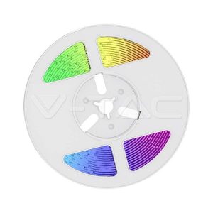 V-tac Κιτ Ηλιακής Ταινίας 1.2W LED Λωρίδα IP67 RGB 5m