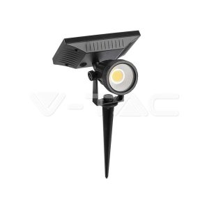 V-tac 2W Φωτιστικό LED Ηλιακό Ακίδα IP65 3000K