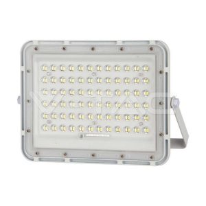 V-tac 15W LED Ηλιακός Προβολέας 6400K με Χειριστήριο & Ένδειξη Μπαταρίας